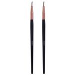 Buy Gary Statz Ergonomic Professional Makeup - Eye Liner Brush (Combo Pack of 2) - Purplle