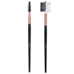 Buy Gary Statz Ergonomic Professional Mascara Brush & 2 in 1 EyeBrow Brush - Combo Pack of 2 - Purplle