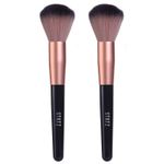 Buy Gary Statz Ergonomic Professional Premium Large Powder Brush - Combo Pack of 2 - Purplle