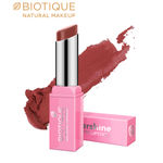 Buy Biotique Natural Makeup Starshine Matte Lipstick (Warm Walnut) (3.5 g) - Purplle