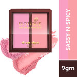 Buy Biotique Natural Makeup Diva Duo Blush (Sassy-N-Spicy)(9 gm) - Purplle