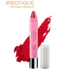 Buy Biotique Natural Makeup Starlit Moisturising LipstickA Crimson PopA (Fiery Ruby) (3.5 gm) - Purplle