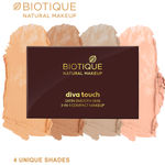 Buy Biotique Natural Makeup Diva Satin Smooth 3In1 Compact Makeup (Creamy Oatmeal)(9 g) - Purplle