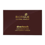 Buy Biotique Natural Makeup Diva Satin Smooth 3In1 Compact Makeup (Creamy Oatmeal)(9 g) - Purplle