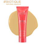 Buy Biotique Natural Makeup Magicare All Day Foundation Spf 15(Gypsum)(30 ml) - Purplle