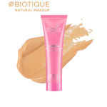 Buy Biotique Natural Makeup Stardew Insta Glow Foundation (Vanilla)(30 ml) - Purplle