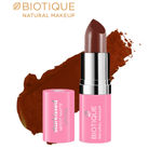 Buy Biotique Natural Makeup Starkissed Moist Matte Lipstick (Down To Earth)(4.2 g) - Purplle