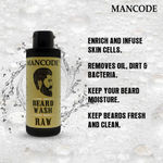Buy Mancode Beard Wash Raw (100 ml) - Purplle