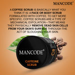 Buy Mancode Caffeine Scrub (100 g) - Purplle