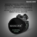 Buy Mancode Charcoal Scrub (100 g) - Purplle