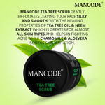 Buy Mancode Tea Tree Scrub (100 g) - Purplle