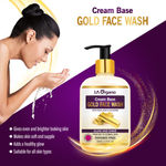 Buy LA Organo Cream Base Gold Face Wash For Dry to Normal Skin, 200ml (Pack of 2) - Purplle