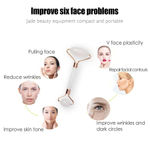 Buy Bronson Professional Jade Roller Rose Quartz Facial Massage Roller - Purplle