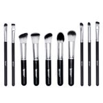 Buy bronson professional Premium 10 pcs makeup brush set for professional home use - Purplle