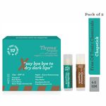 Buy Thyme Organic Lip Chapstick- Vanilla Mint Flavour with SPF 15 & Coconut Flavour - Purplle