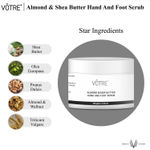 Buy Votre Almond & Shea Butter Hand And Foot Scrub (100 gm) Jar - Purplle