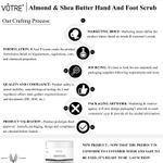 Buy Votre Almond & Shea Butter Hand And Foot Scrub (100 gm) Jar - Purplle