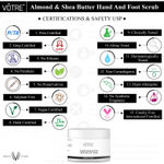 Buy Votre Almond & Shea Butter Hand And Foot Scrub (100 gm) Jar - Purplle