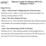 Buy Votre Skincare Combo For Homme " Men " " Radiance N Glow"(90 gm) - Purplle