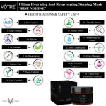 Buy Votre Ultima Hydrating & Rejuvenating Sleeping Mask “Rise N Shine” “Multi Vitamin” (50 gm) - Purplle