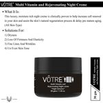 Buy Votre Multi Vitamin And Rejuvenating Night Cream:-“Night Infusion” Mini (30 gm) - Purplle