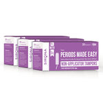 Buy Sirona FDA Approved Premium Digital Tampon (Medium Flow)- 60 Tampon (3 Pack - 20 Tampon Each) - Purplle