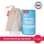 Buy Sirona Menstrual Cup With no rashes, leakage or odour - S - Purplle