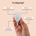 Buy Sirona Menstrual Cup With no rashes, leakage or odour - S - Purplle