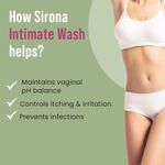 Buy Sirona Natural pH balanced Intimate Wash with 5 Magical Herbs & No Chemical Actives - Helps Reduce Odor, Itching & Maintains Hygiene for Men and Women - 200 ml - Purplle