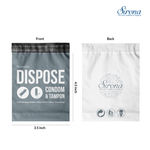 Buy Sirona Disposal Bags for Discreet Disposal of Tampons and Condoms - 50 Bags (Pack of 2) - Purplle