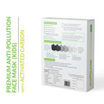 Buy BodyGuard Reusable Anti Pollution Face Mask with Activated Carbon, N99 + PM2.5 for Kids - Pack of 2 - Purplle