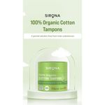 Buy Sirona Regular Flow Organic Tampons Made With 100% Organic Cotton, Non-Applicator Tampons - 18 Pcs - Purplle