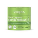 Buy Sirona Heavy Flow Organic Tampons Made With 100% Organic Cotton, Non-Applicator Tampons - 18 Pcs - Purplle