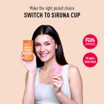 Buy Sirona Reusable Menstrual Cup With no rashes, leakage or odour - Medium - Purplle