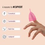 Buy Sirona Reusable Menstrual Cup With no rashes, leakage or odour - Medium - Purplle