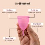 Buy Sirona Reusable Menstrual Cup With no rashes, leakage or odour - Medium - Purplle