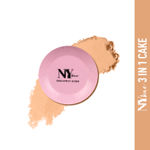 Buy NY Bae 3 in 1 Foundation Concealer and Compact Cake Cream to Powder Texture Broadway Bomb Range - Marble 4 (Dusky to Dark) - Purplle