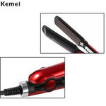 Buy Kemei Temperature Control Professional KM-531 Hair Straightener (Red) - Purplle