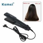 Buy Kemei KM 329 Temperature Control Professional Hair Straightener (Black) - Purplle