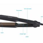 Buy Kemei KM 329 Temperature Control Professional Hair Straightener (Black) - Purplle