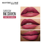Buy Maybelline New York Super Stay Ink Crayon Lipstick, Run The World (1.2 g) - Purplle