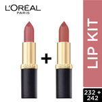 Buy L'Oreal Paris Color Riche Matte lipstick kit: Rose Nuance + Beige Couture - Purplle
