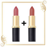 Buy L'Oreal Paris Color Riche Matte lipstick kit: Rose Nuance + Beige Couture - Purplle
