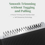 Buy LetsShave & Co. Beard & Body Trimmer with Lithium-ion Battery, Cordless, Stainless Steel Blade, 38 length settings, Fast charging, 140 min run time - Purplle