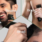 Buy LetsShave & Co. Beard & Body Trimmer with Lithium-ion Battery, Cordless, Stainless Steel Blade, 38 length settings, Fast charging, 140 min run time - Purplle