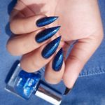 Buy Bella Voste Blue Glitter Nail Paint 58 GL (10 ml) - Purplle