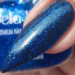 Buy Bella Voste Blue Glitter Nail Paint 58 GL (10 ml) - Purplle