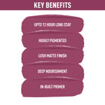 Buy NY Bae Confessions Of A Lip-a-holic Liquid Lipstick | Primer + Matte | Pink | Moisturizing | Long Lasting | Ice Cold Holiday 1 (4.5 ml) - Purplle