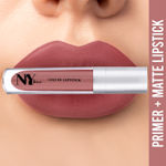 Buy NY Bae Confessions Of A Lip-a-holic Liquid Lipstick | Primer + Matte | Nude Brown | Moisturizing | Long Lasting | Pillow Talk 14 (4.5 ml) - Purplle