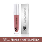 Buy NY Bae Confessions Of A Lip-a-holic Liquid Lipstick | Primer + Matte | Nude Brown | Moisturizing | Long Lasting | Pillow Talk 14 (4.5 ml) - Purplle